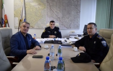 Komesar Gazic odrzao sastanak sa direktorom Direkcije za koordinaciju policijskih tijela BiH 