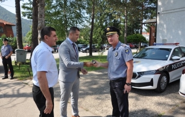 Ministar unutrašnjih poslova ZDK  i policijski komesar  posjetili Policijsku upravu Žepče