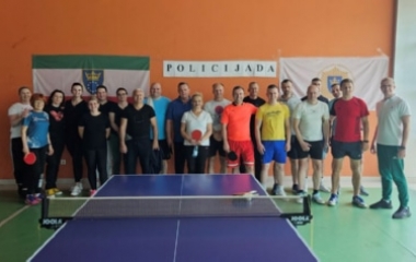   U povodu obilježavanja 15. maja, Dana policije ZDK održano takmičenje u stonom tenisu